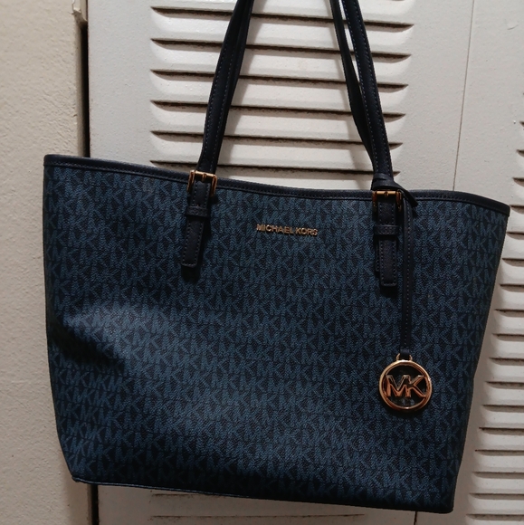 Michael Kors Handbags - Michael Kors Blue Tote